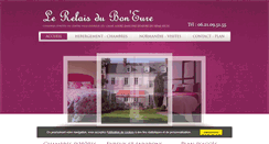 Desktop Screenshot of lerelaisduboneure.com